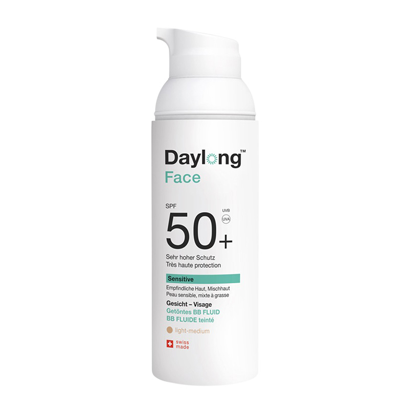 DAYLONG SENSITIVE FACE BB SOLAIRE SPF50+ FLUIDE TEINTÉ 50mL –  | Parasativa Maroc