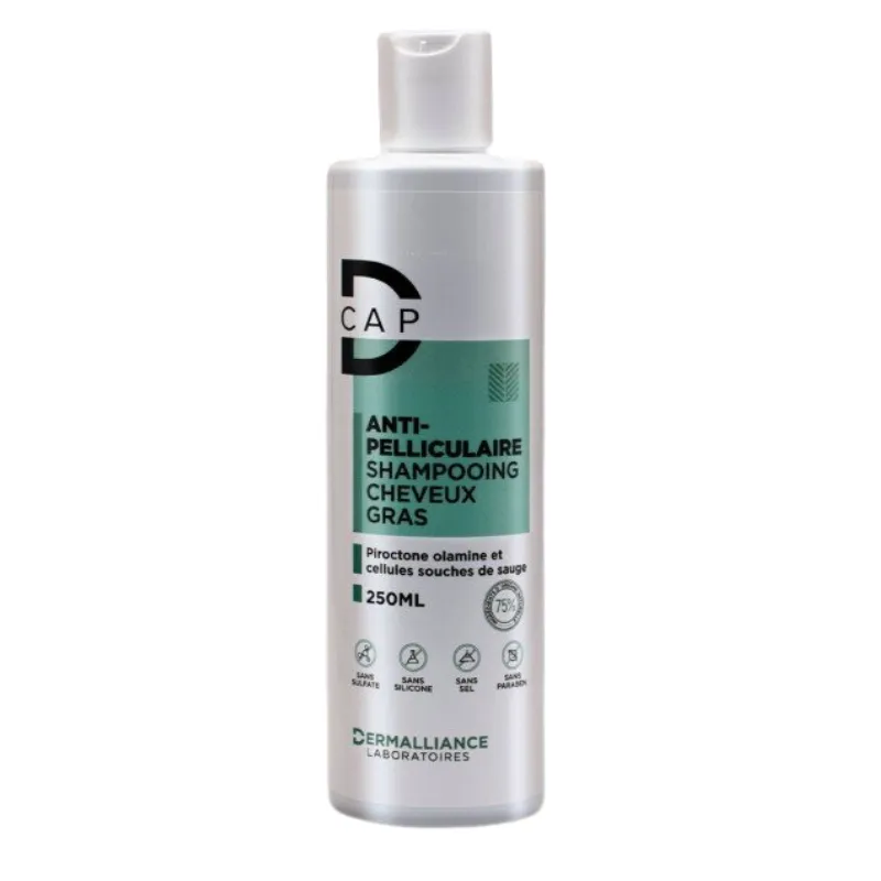 DCAP SHAMPOOING ANTI-PELLICULAIRE CHEVEUX GRAS 250ML