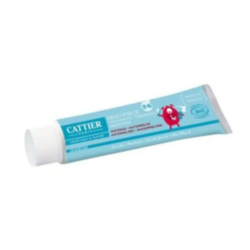 Cattier Dentifrice 2-6 ans Gout Pasteque 50ml –  | Parasativa Maroc