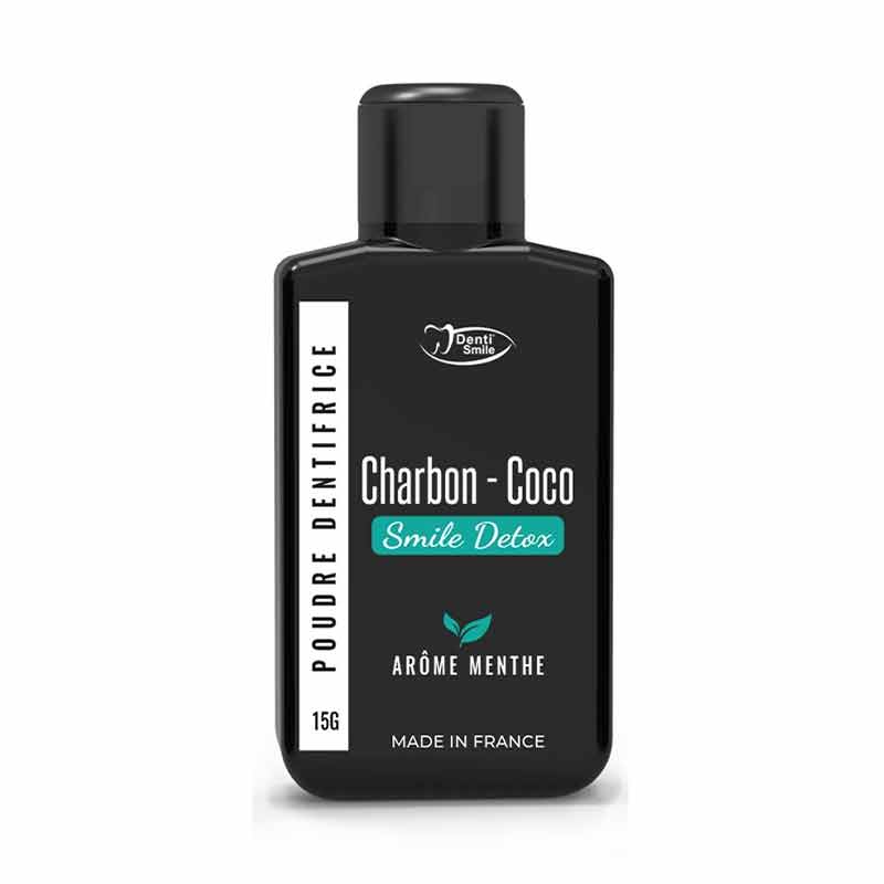 DENTI SMILE CHARBON COCO POUDRE DENTIFRICE 15g –  | Parasativa Maroc