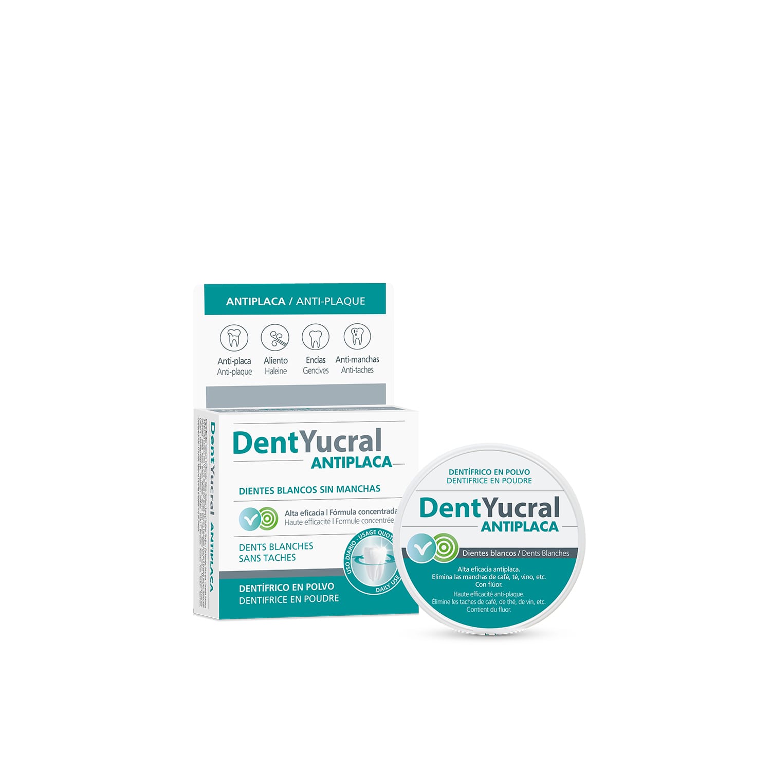 DENTYUCRAL POUDRE DENTIFRICE ANTIPLAQUE 50g –  | Parasativa Maroc
