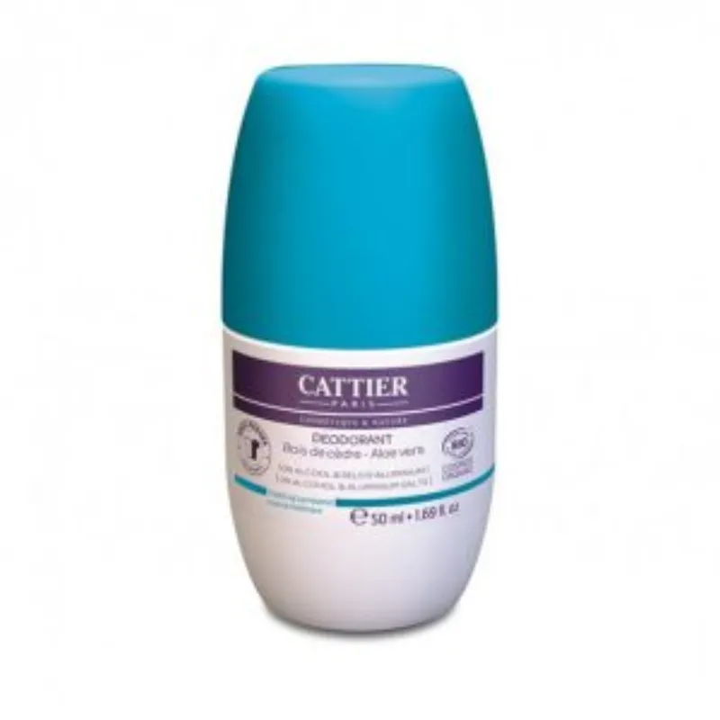 Cattier Déodorant Roll-on Fraicheur Marine 50ml –  | Parasativa Maroc