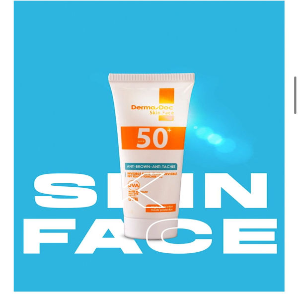 DERMADOC ECRAN SOLAIRE SPF50+ INVISIBLE 50ML –  | Parasativa Maroc
