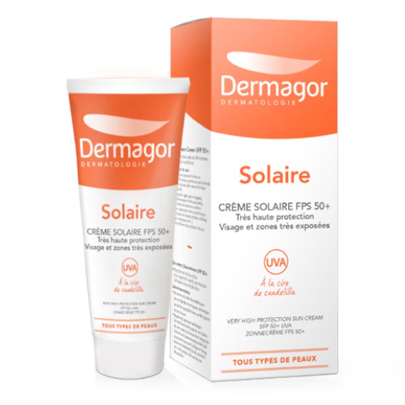 DERMAGOR CREME SOLAIRE SPF50+ 40mL –  | Parasativa Maroc