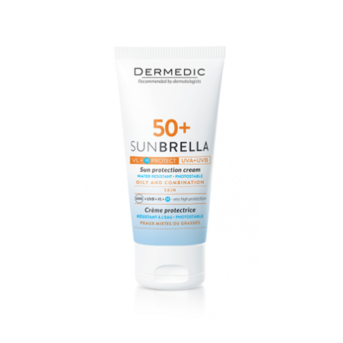 DERMEDIC SUNBRELLA SPF50+ PEAUX GRASSES À MIXTES –  | Parasativa Maroc