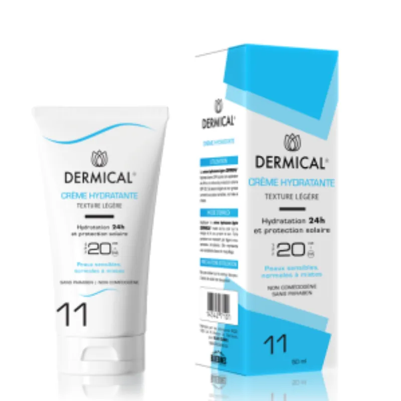 DERMICAL Crème Hydratante SPF20 50ml –  | Parasativa Maroc