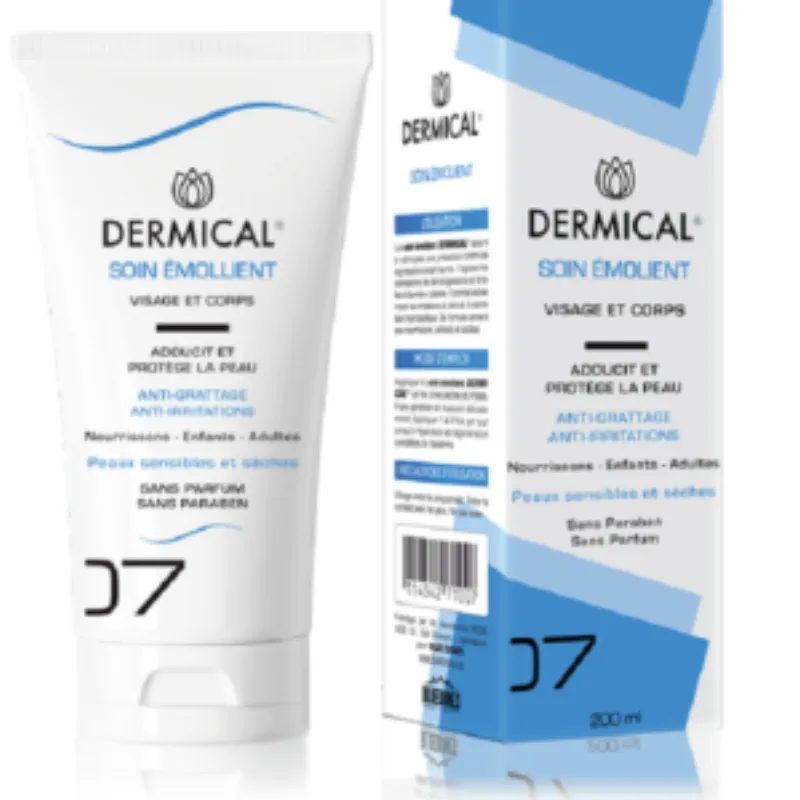 DERMICAL Soin émollient 200ml –  | Parasativa Maroc