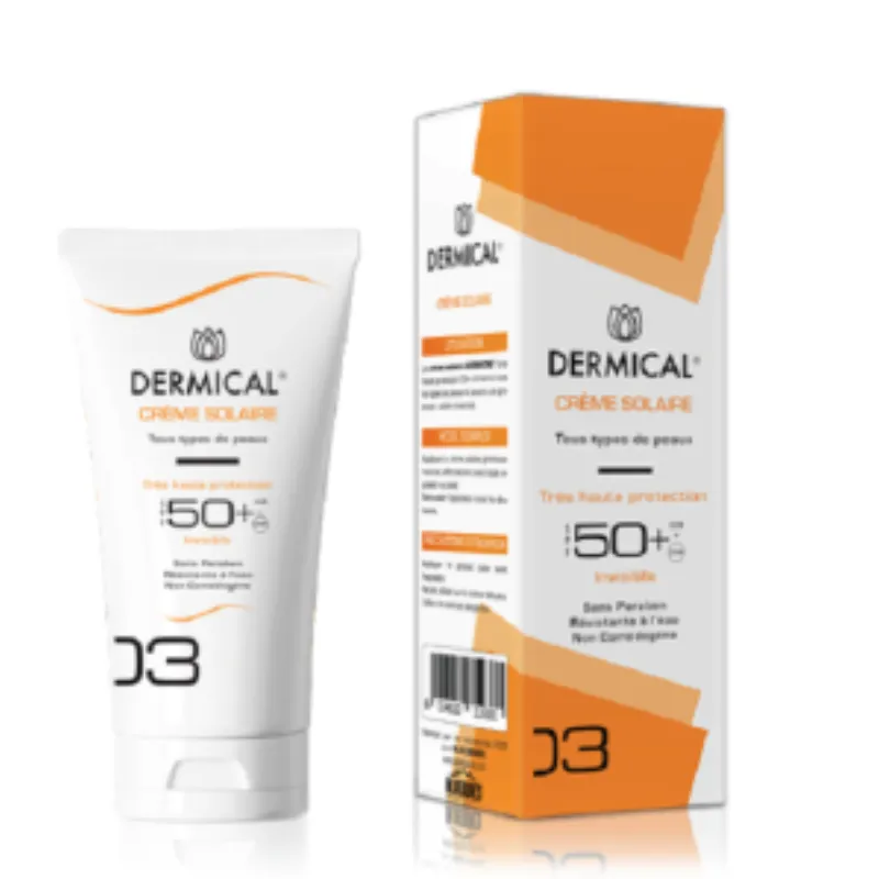 DERMICAL Crème Solaire Spf50+ –  | Parasativa Maroc