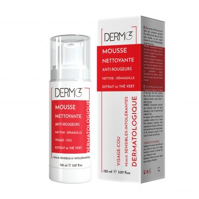 DERMOZ MOUSSE NETTOYANTE ANTI-ROUGEURS DÉMAQUILLANTE 150ML –  | Parasativa Maroc