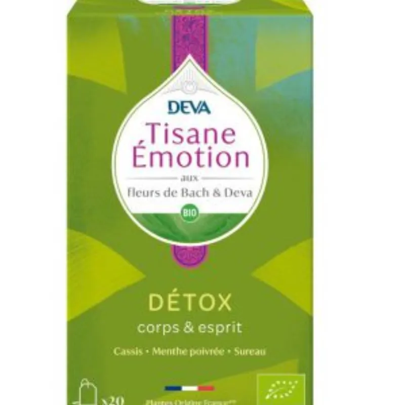 DEVA Tisane Emotion Detox Corps & Esprit 20 Sachets –  | Parasativa Maroc