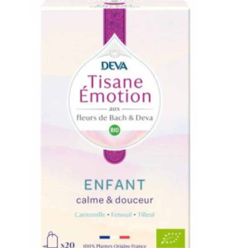 DEVA Tisane Emotion Enfant Calme & Douceur 20 Sachets –  | Parasativa Maroc