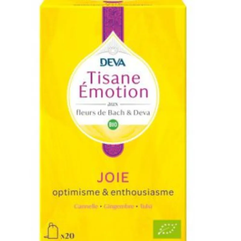 DEVA Tisane Emotion Joie Optimisme & Enthousiasme 20 Sachets –  | Parasativa Maroc