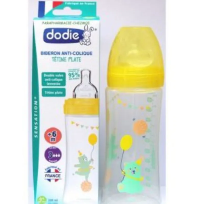 Dodie Biberon senstation+ Tétine plate 330ml + 6m jardin –  | Parasativa Maroc