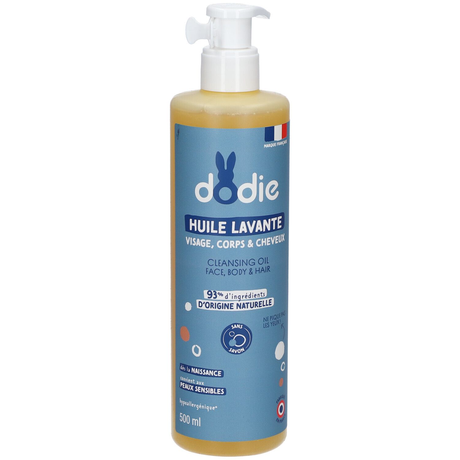 DODIE HUILE LAVANTE 3en1 500ml- visage, corps et cheveux –  | Parasativa Maroc