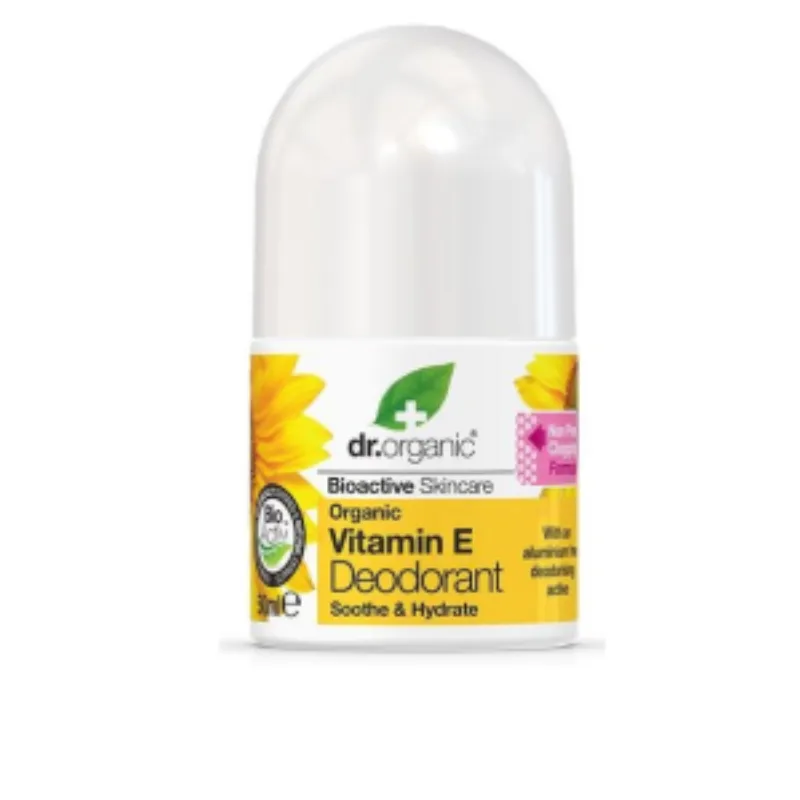 Dr Organic Déodorant à la Vitamine E 50Ml –  | Parasativa Maroc