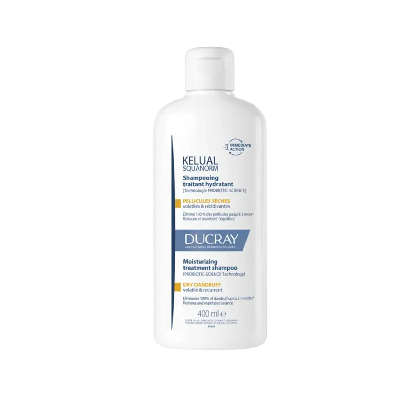 DUCRAY KELUAL SQUANORM SHAMPOING TRAITANT PELLICULES SECHES 200ml