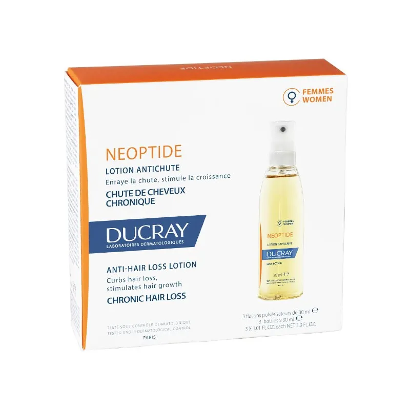 DUCRAY NEOPTIDE LOTION CAPILLAIRE ANTICHUTE FEMMES 3x30mL