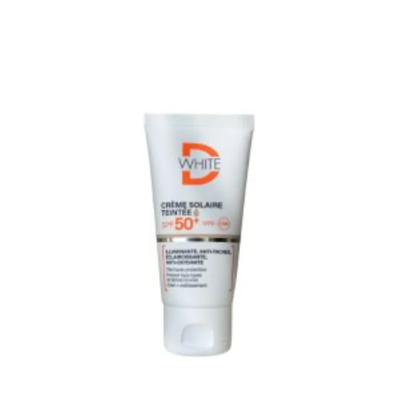 Dwhite Ecran Solaire Teintee Medium spf50+ 50ml –  | Parasativa Maroc