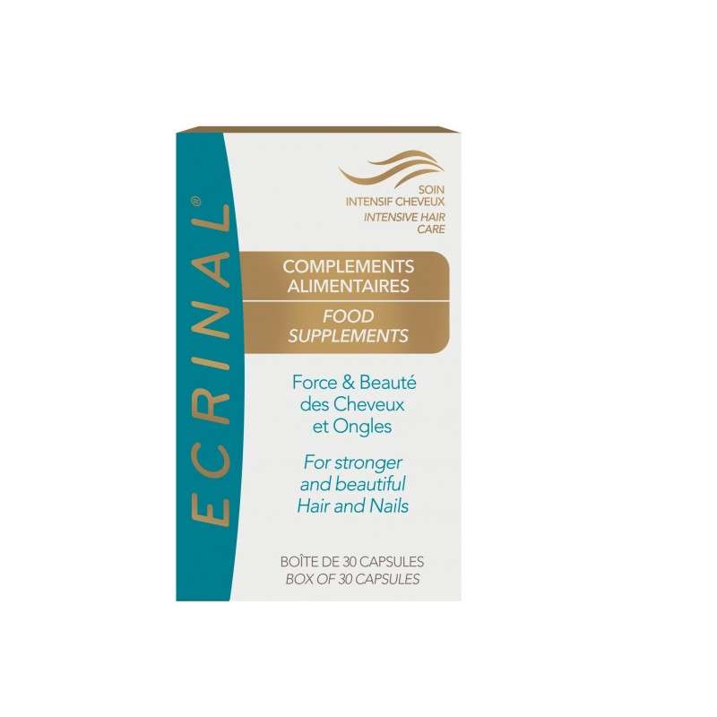 ECRINAL COMPLEMENT ALIMENTAIRE CHEVEUX ET ONGLES 30 CAP –  | Parasativa Maroc
