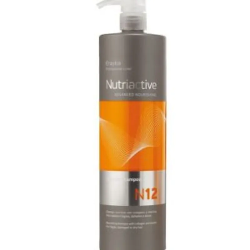 Erayba Nutriactive N12 Collastin Shampooing 1000ml –  | Parasativa Maroc