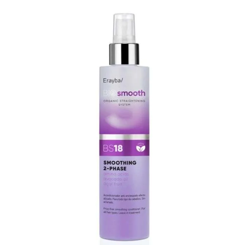 ERAYBA BIOSMOOTH SPRAY 2 PHASE 200ML ANTI-FRISOTTIS &amp; PROTECTEUR ANTI-UV –  | Parasativa Maroc
