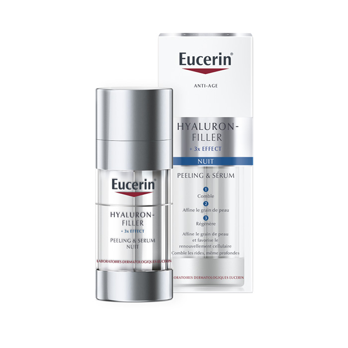 EUCERIN HYALURON-FILLER PEELING &amp; SERUM NUIT 30mL –  | Parasativa Maroc
