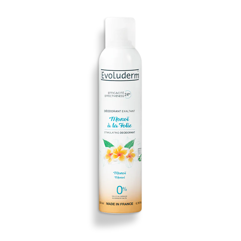EVOLUDERM DEODORANT EXALTANT MONAI A LA FOLIE 200ML –  | Parasativa Maroc