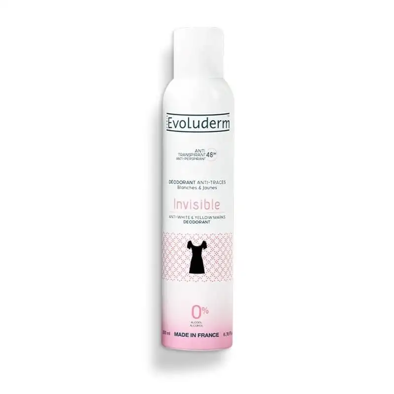 EVOLUDERM DEODORANT INVISIBLE 200ML –  | Parasativa Maroc