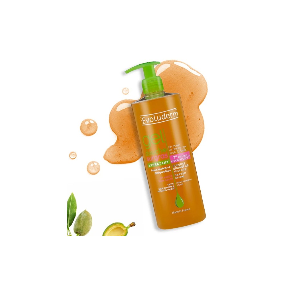 EVOLUDERM GEL DOUCHE SURGRAS HYDRATANT 500ML –  | Parasativa Maroc
