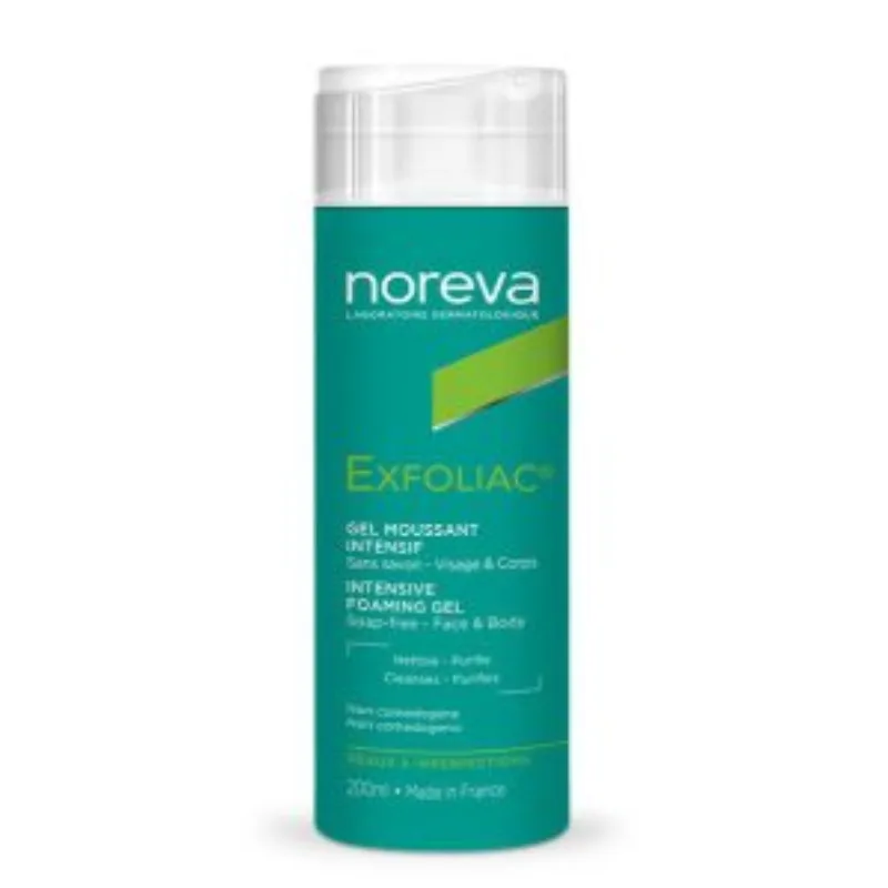 NOREVA EXFOLIAC GEL MOUSSANT INTENSIF 200 ml –  | Parasativa Maroc