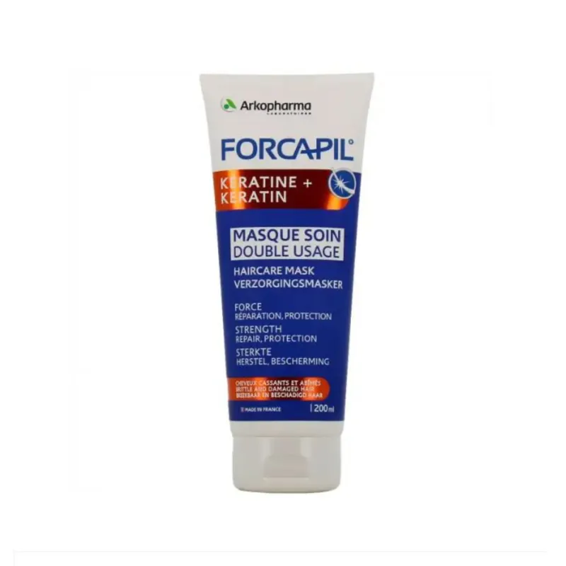 FORCAPIL KÉRATINE MASQUE SOIN DOUBLE USAGE 200 ML