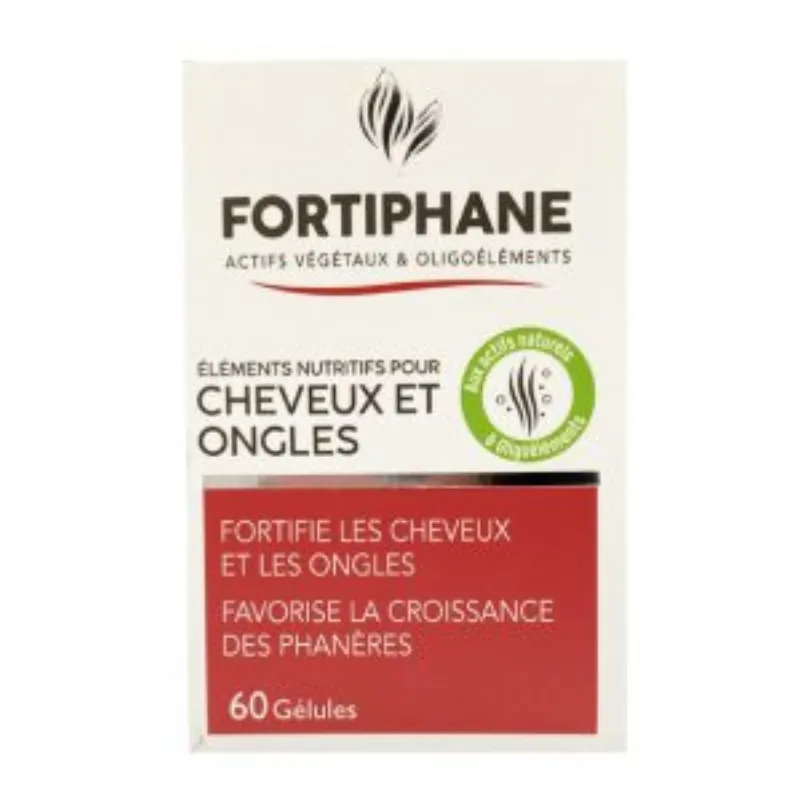 Fortiphane Cheveux & Ongles 60 Gélules –  | Parasativa Maroc