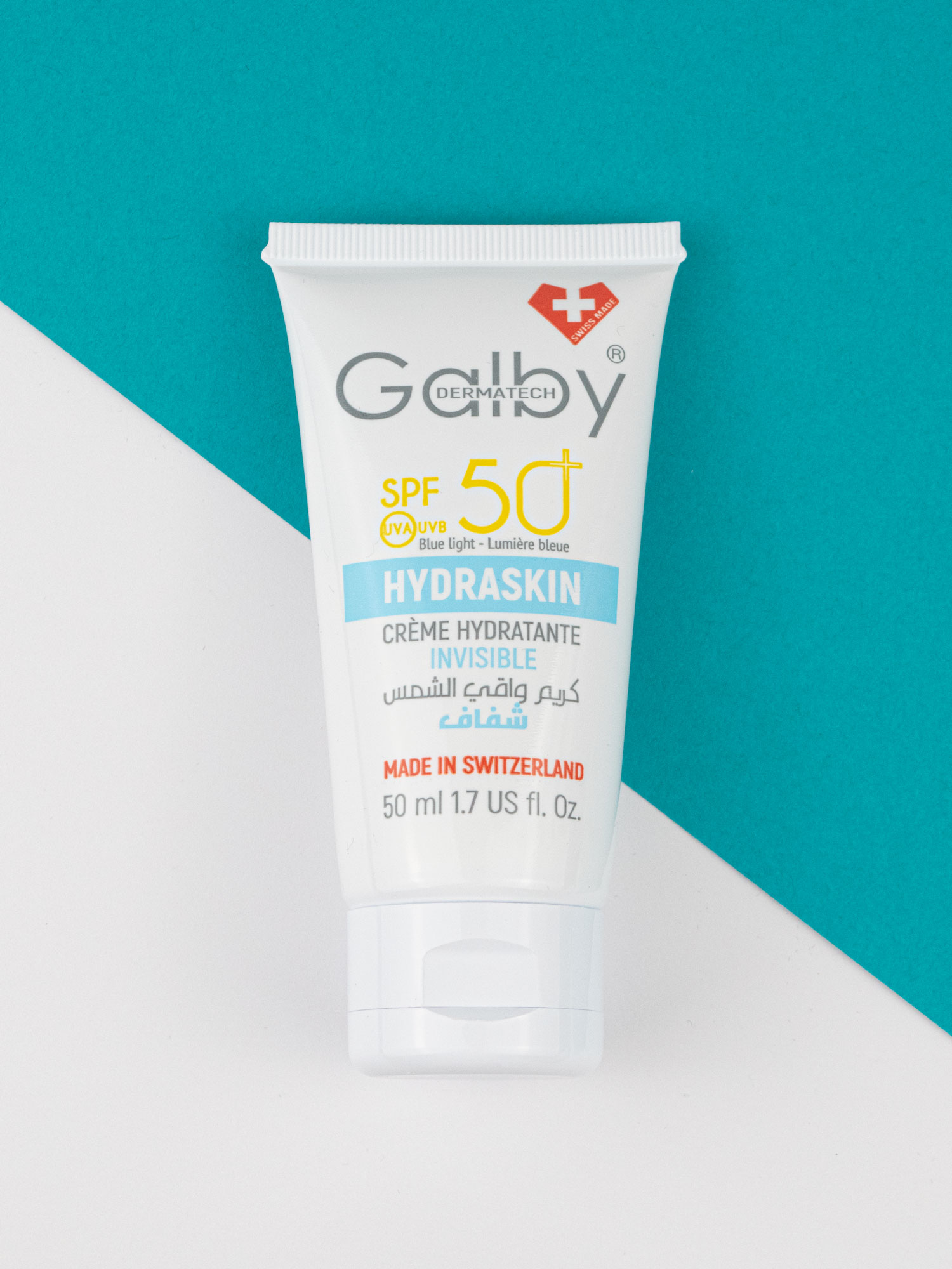 GALBY DERMATECH HYDRASKIN CRÈME SOLAIRE INVISIBLE SPF 50+ –  | Parasativa Maroc