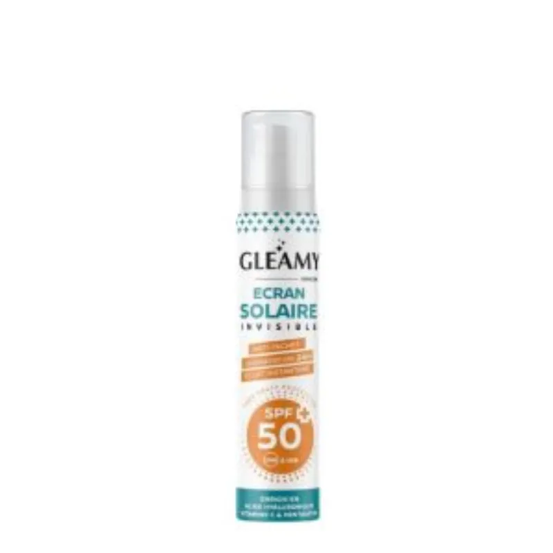 GLEAMY Écran solaire Spf50+ invisible 50ml –  | Parasativa Maroc