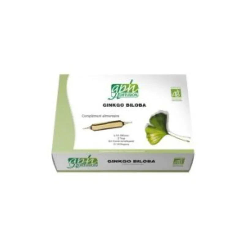 GPH Diffusion Ginkgo Biloba 20 Ampoules*15ml –  | Parasativa Maroc