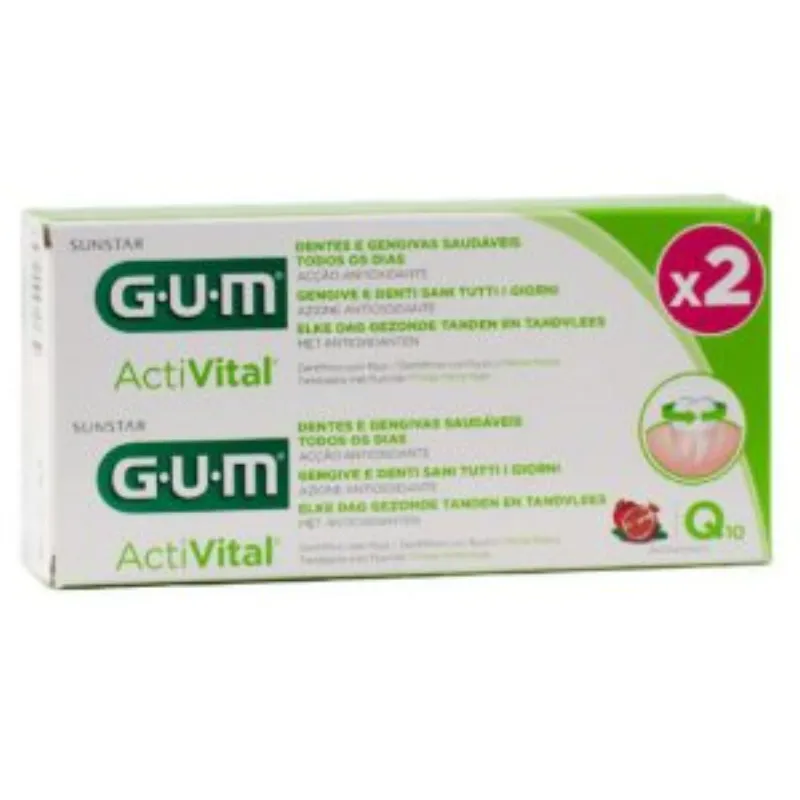Gum ActiVital Dentifrice Gel Lot de 2 x 75ml –  | Parasativa Maroc