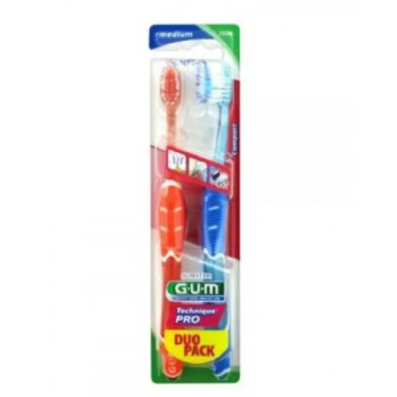 Gum Brosse à Dent Thechnique Pro Duo Souple 1525 –  | Parasativa Maroc