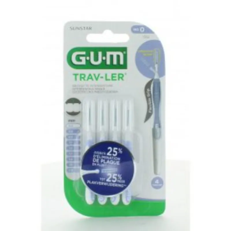 Gum Trav-Ler Brossette Interdentaire 0.6mm Ref1312 –  | Parasativa Maroc