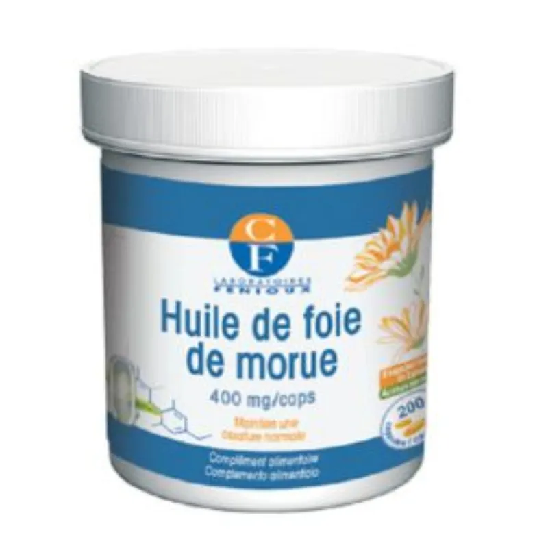 Fenioux Huile de Foie de Morue 400mg 120 Capsules –  | Parasativa Maroc