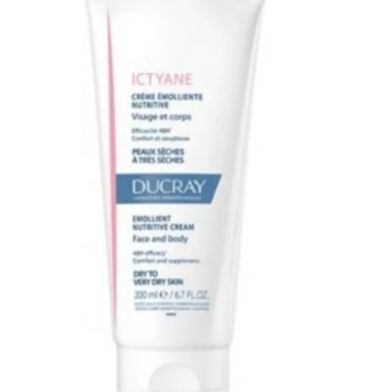 Ducray — Crème Émolliente Nutritive — Crème émolliente — Ictyane 200 ml –  | Parasativa Maroc