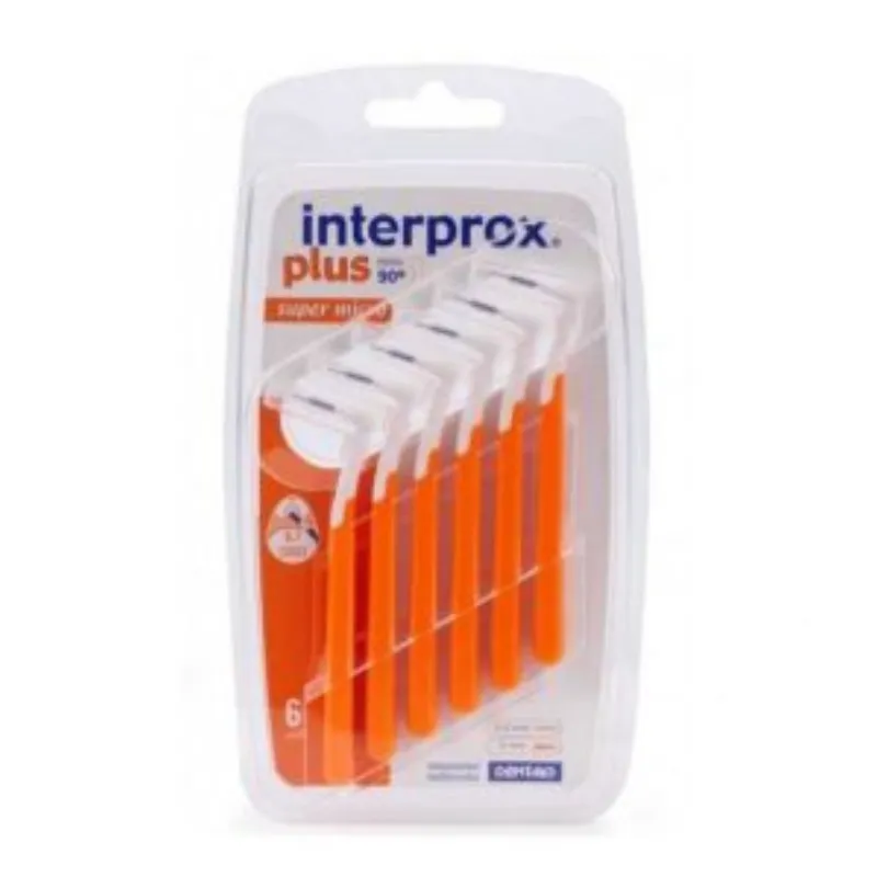Interprox Plus Orange Super Micro Brossettes Interdentaires 6 Piéces –  | Parasativa Maroc