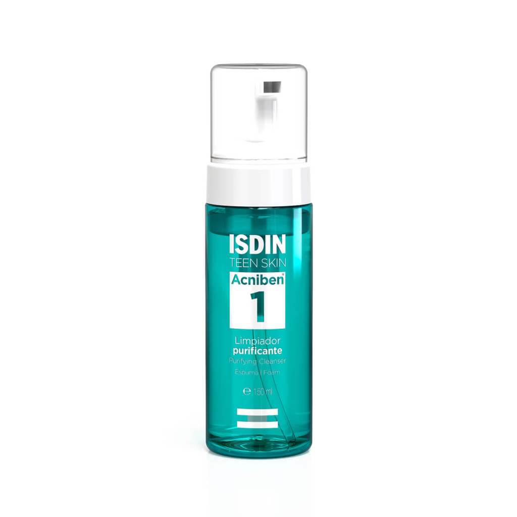 ISDIN ACNIBEN 1 MOUSSE NETTOYANTE PURIFIANTE 150ML –  | Parasativa Maroc