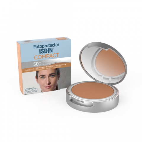 ISDIN FOTOPROTECTOR COMPACT BRONZE SPF50+ –  | Parasativa Maroc