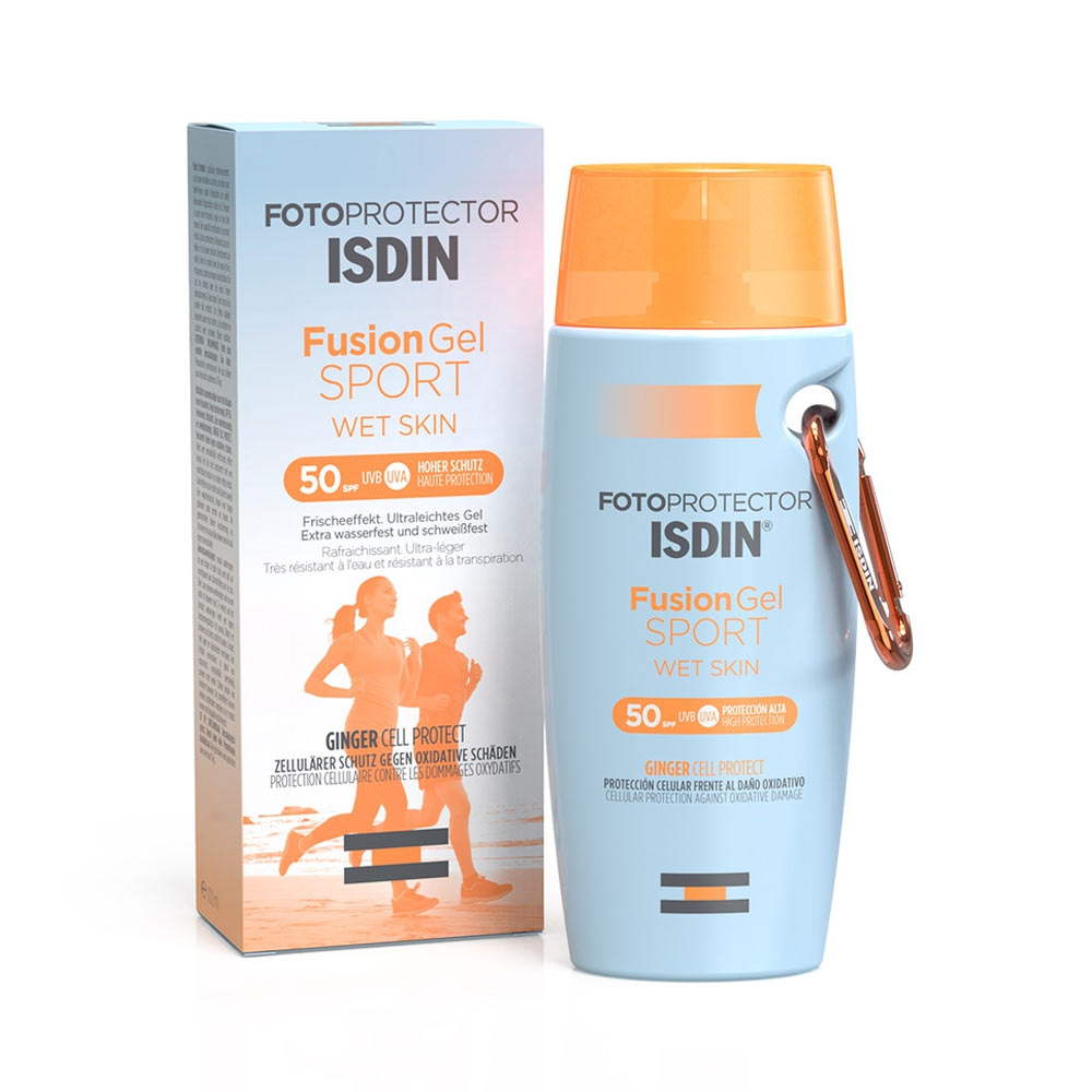 ISDIN FOTOPROTECTOR FUSION GEL SPORT SPF50+ 100mL –  | Parasativa Maroc