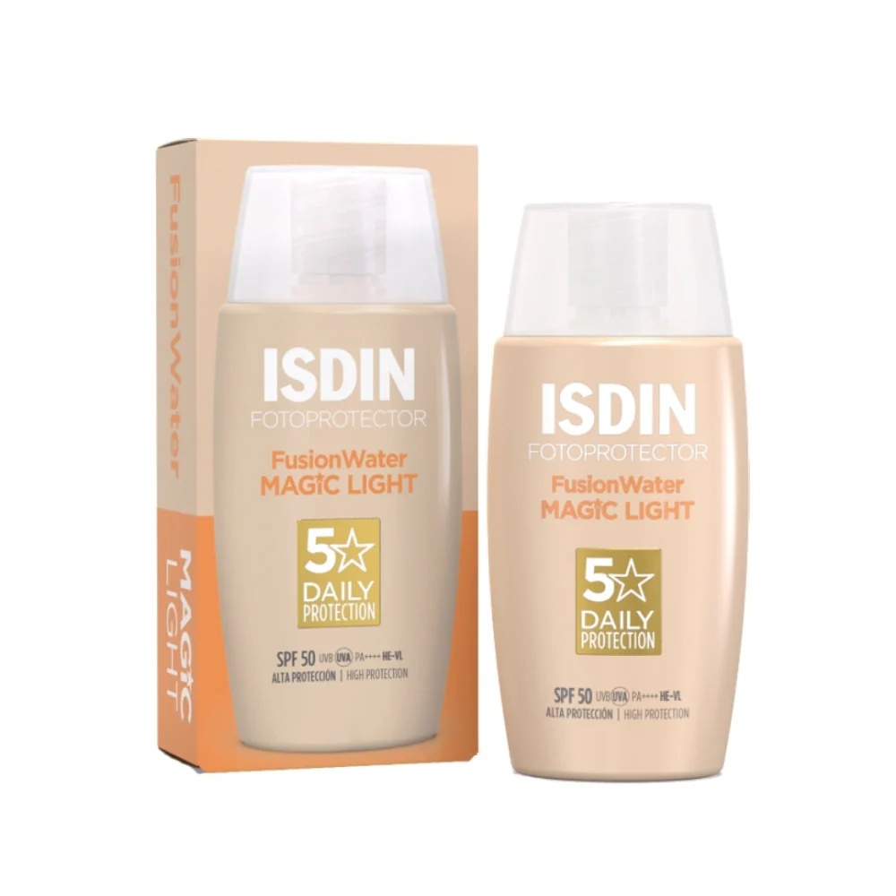 ISDIN FOTOPROTECTOR FUSION WATER COLOR LIGHT SPF50 50ml –  | Parasativa Maroc