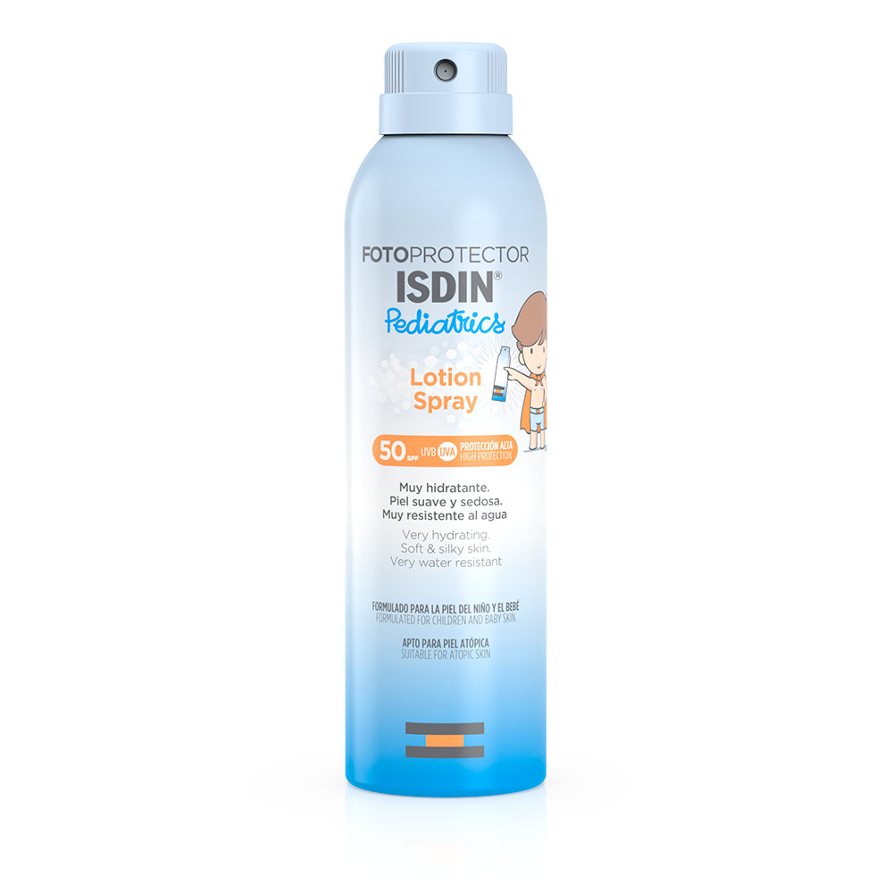 ISDIN FOTOPROTECTOR LOTION SPRAY PEDIATRICS SPF50+ 250mL –  | Parasativa Maroc