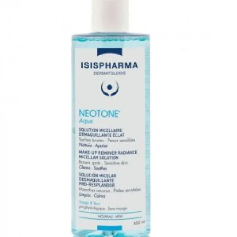 ISISPHARMA NEOTONE Aqua Solution Micellaire Démaquillante éclat 400ml –  | Parasativa Maroc