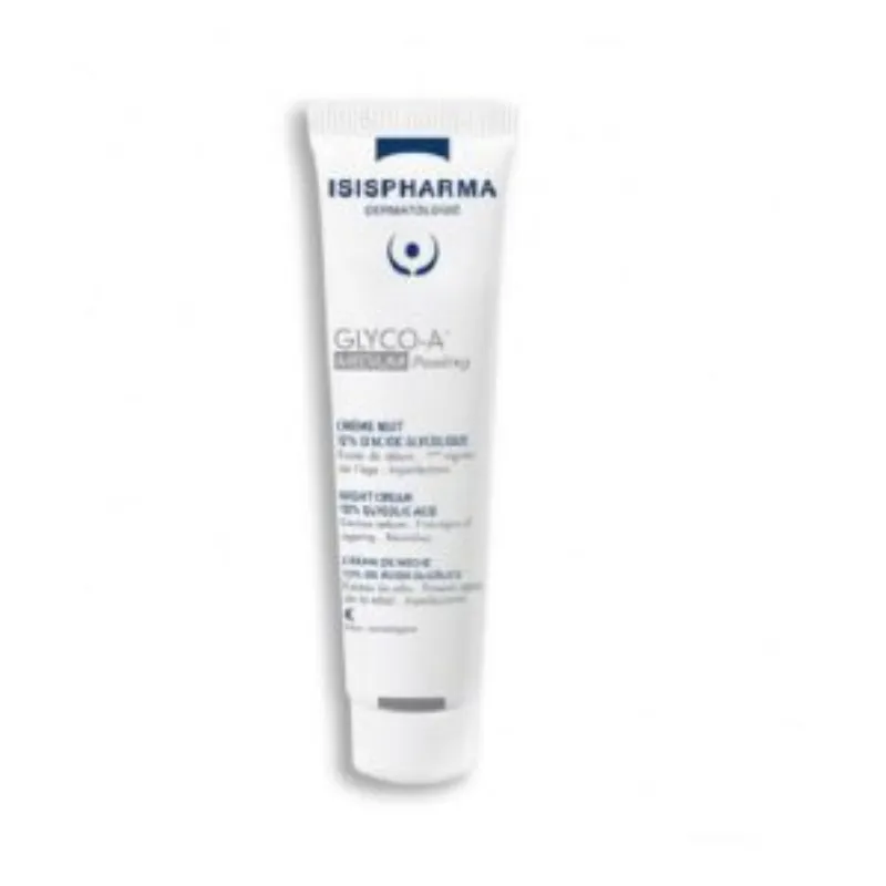 ISISHARMA GLYCO-A MEDIUM Peeling Crème Nuit 12% d’acide glycolique 30ml –  | Parasativa Maroc