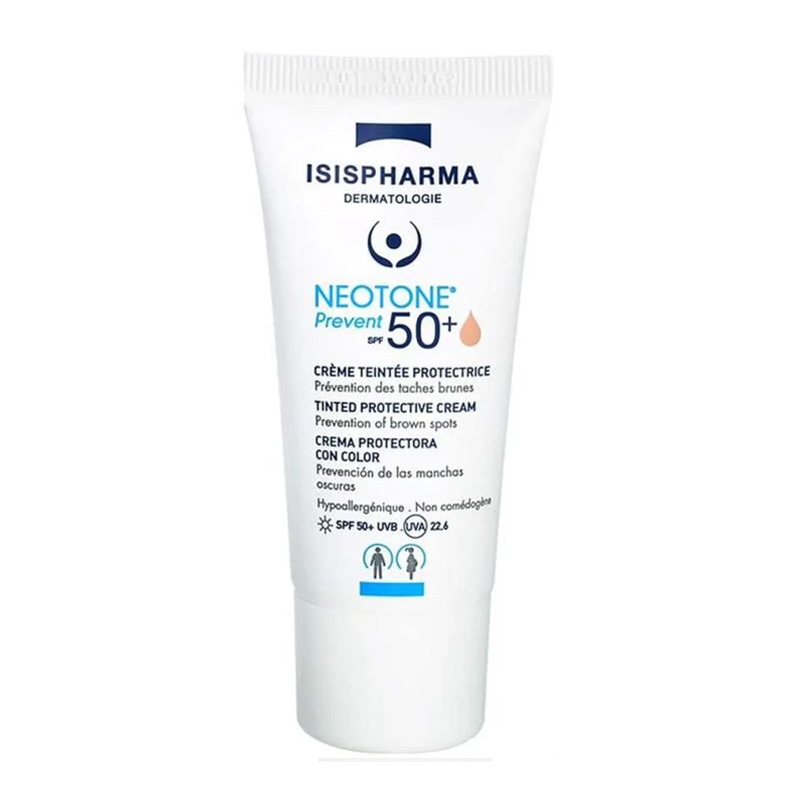 ISISPHARMA NEOTONE PREVENT CREME TEINTEE PROTECTRICE SPF50+ 30mL –  | Parasativa Maroc