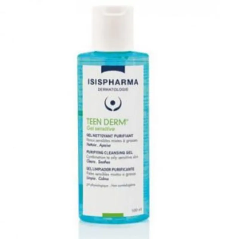 ISISPHARMA TEEN DERM Gel Nettoyant Purifiant sensitive 100ml –  | Parasativa Maroc